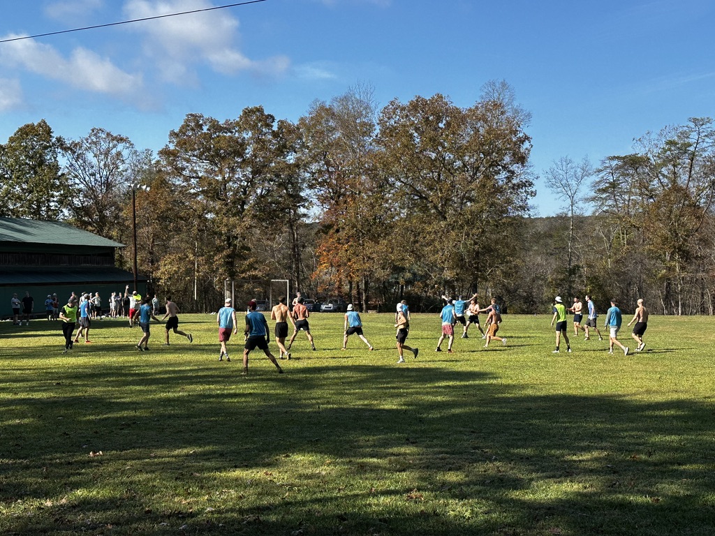 Field sports on the camp grounds